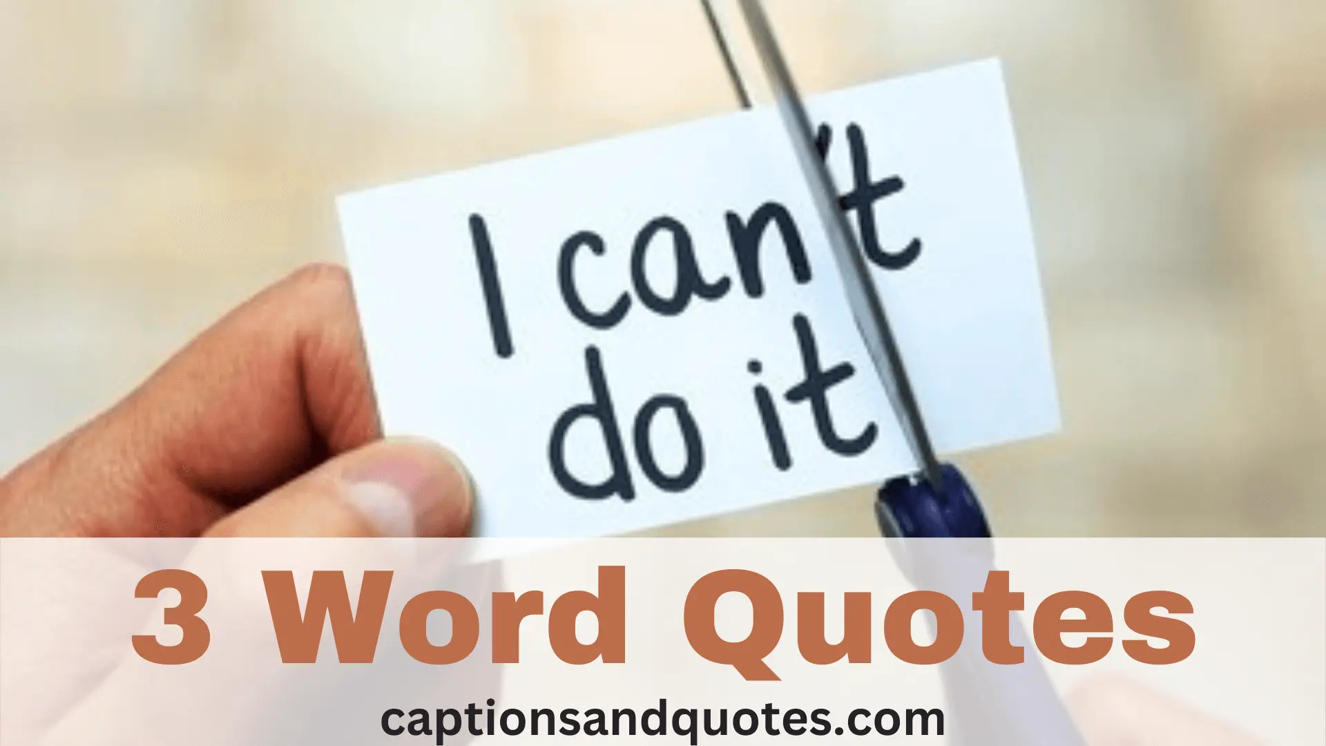 3 word quotes