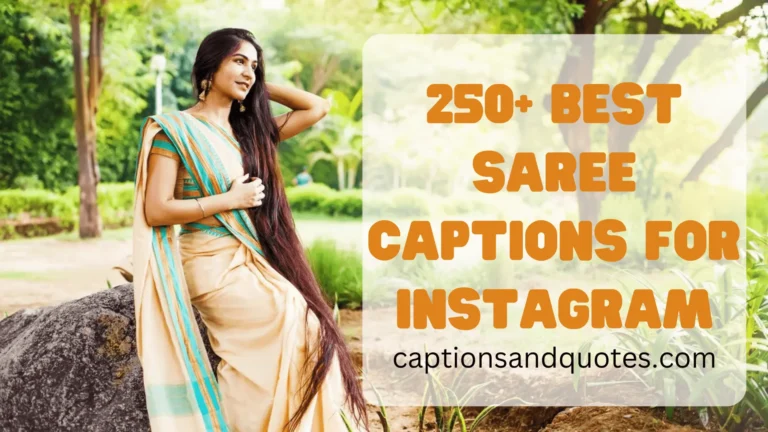 250+ Best Saree Captions For Instagram